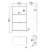 Tvilum Bright 3 Drawer Shoe Cabinet in Black Matte with 1 Layer Perspective: bottom