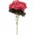 Artificial Flowers Silk Rose Bouquet with Stems for Decor - Dark Pink Perspective: bottom