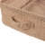 Foldable Storage Bins, Fabric Linen Baskets with Handles (2-Pack) Perspective: bottom