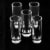 Juvale 24-Pack Clear Shooters Tall Shot Glasses for Parties, Whiskey, Vodka - 2 Ounces Perspective: bottom