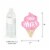 Big Dot of Happiness Scoop Up the Fun - Ice Cream - Shaped Fill-in Invites & Envelopes 12 Ct Perspective: bottom