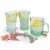 Wrapables Silicone Cute Cat Coasters for Glasses, Cups, and Drinks (Set of 6) Perspective: bottom
