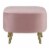 Picket House Furnishings Taryn Ottoman In Blush Perspective: bottom