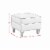 Picket House Furnishings Teagan Ottoman in Blue Perspective: bottom