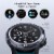 Letsfit Letscom Heart Rate Monitor and Step Counter Smart Watch - Green Perspective: bottom