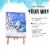 11  Small Tabletop Display Stand A-Frame Artist Easel - Portable Beechwood Tripod Easel Perspective: bottom