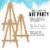 5  Mini Wood Display Easel (12 Pack), A-Frame Artist Tripod Easel - Tabletop Holder Stand Perspective: bottom