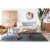 Moe's Home Collection Godenza 42  Modern Wood Coffee Table in Brown Perspective: bottom