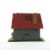 Zingz & Thingz Winery Red Roof Wood Cottage Birdhouse Perspective: bottom