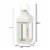 Home Locomotion Gable Medium White Lantern Perspective: bottom