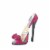 Pink Bow Shoe Phone Holder Perspective: bottom