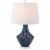 Zingz & Thingz Nikki Chu Mason Ceramic Table Lamp in Blue and White Perspective: bottom