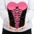 Big Dot of Happiness Girls Night Out Bachelorette Lingerie Heart Shaped Favor Boxes 12 Ct Perspective: bottom