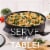 Dash® Rapid Skillet - Black Perspective: bottom