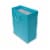 Occasionall Designer Turquoise Paper Gift Wrap Bags with Handles Solid Colors 12Pcs - 6x3x7.5 Perspective: bottom