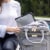 Baby Portable Changing Pad, Diaper Bag, Travel Mat Station, Compact, Solid Grey Perspective: bottom