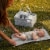 Baby Portable Changing Pad, Diaper Bag, Travel Mat Station, Compact, Grey Pattern Perspective: bottom