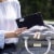 Baby Portable Changing Pad, Diaper Bag, Travel Mat Station, Compact, Solid Black Perspective: bottom