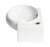 ALFI 17  Small Wall Mounted Porcelain Sink with Faucet Hole Perspective: bottom