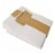 Occasionall Designer White Paper Gift Wrap Bags with Handles Solid Colors Bulk 12Pk 7.5x3.5x9 Perspective: bottom