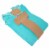 Occasionall Designer Turquoise Paper Gift Wrap Bags with Handles Solid Colors 12Pcs 7.5x3.5x9 Perspective: bottom