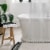72&quot; W x 84&quot; H Frosted PEVA Extra Heavy Weight Shower Liner - Liba Perspective: bottom