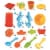 Beach Toys Sand and Water Activity Table Set 25pcs dolphin Perspective: bottom