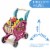 Shopping Cart Toy, Grocery Cart for Kids, Kids Shopping Cart with Food, 42 pcs Age 3 4 5 Year Perspective: bottom