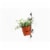 ORE International LB-1717 16 in. Single Pot Cast-Iron Crest Wall Planter Decor Perspective: bottom