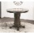42.5  Round Counter Height Dining, Chess and Poker Table|Reversible 3 in 1 Game Top Gray Wood Perspective: bottom