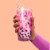 BobaBam® Strawberry Instant Boba Drink Packs Perspective: bottom