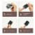 Finger Pulse Oximeter Blood Oxygen SpO2 Monitor PR PI Respiratory Rate Perspective: bottom