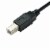 Printer Cable USB 2.0 A to B A Male to B Male Compatible with HP Cannon Epson Dell Brother Perspective: bottom