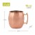 True Fabrications Moscow Mule Copper Cocktail Mug - Metallic Perspective: bottom