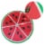 COMFY FLOATS Mesh Self-Expanding Memory Foam Roll Up Float Lounger, Watermelon Perspective: bottom