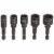 DEWALT(#DW2235IR) Imapct Ready 5-Piece Magnetic Nut Driver Bit Set Perspective: bottom