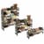 Trademark Global 83-26-6 6-Tier Space Saver Shoe Rack Perspective: bottom