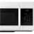 Samsung ME17R7021EW 1.7 Cu. Ft. White Over-the-Range Microwave Perspective: bottom