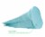 Mind Reader 82 Liter Large Laundry Hamper Basket - Blue Perspective: bottom