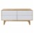 Elle Decor Giselle Sideboard in French Oak Perspective: bottom