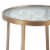 Elle Decor Mirabelle Outdoor Side Table in French Gold Perspective: bottom