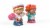Fisher-Price® Pastry Chef Tia™ & Sofie Little People Figures Perspective: bottom