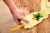 Hot Wheels Mariokart THWOMP Ruins Track Set Perspective: bottom