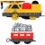 Thomas & Friends Fisher-Price Trackmaster Kevin Motorized Toy Train Engine Perspective: bottom