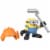 Fisher Price Despicable Me Minions: Rise of Gru Imaginext Bob with Hard Hat Mini Figure Perspective: bottom