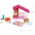Barbie Mini Playset with 2 Pet Puppies, Doghouse and Pet Accessories Perspective: bottom