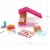 Barbie Mini Playset with 2 Pet Puppies, Doghouse and Pet Accessories Perspective: bottom