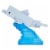 Mattel Minecraft Dolphin Figure Perspective: bottom