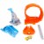 Hot Wheels Loop Stunt Champion Track Set with Dual-Track Loop, Dual Launch Perspective: bottom