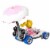 Mattel Hot Wheels® Mario Kart Princess Peach B-Dasher + Peach Parasol Figure Perspective: bottom